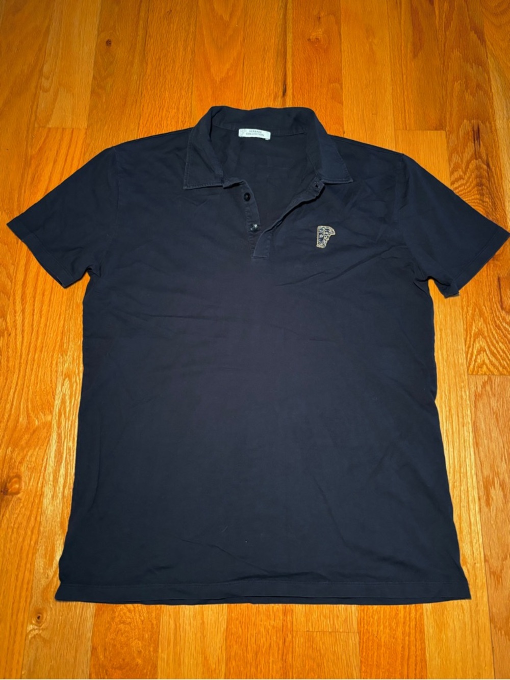 Versace Medusa Embroidered Polo